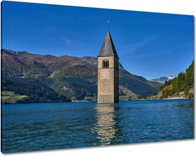 VĂĄszonkĂ©p 100x70 ElsĂŒllyedt templomtorony