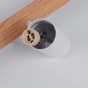 BRILAGI - LED RGBW dimmelhető, kábelre függesztett csillár SELE 6xGU10/6,5W/230V fehér/tölgy