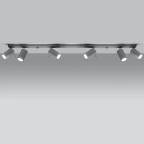 Sollux SL.0454 - Mennyezeti spotlámpa RING 6xGU10/10W/230V