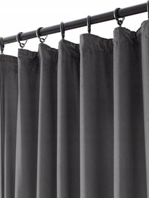 Sima Bársony Függöny 140x270 Bársony Szalagon