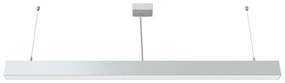APLED - LED Csillár zsinóron LOOK LED/46W/230V 4000K 120 cm ezüst
