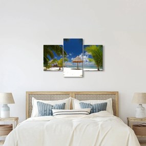 Kép - Fehér homokos strand (90x60 cm)