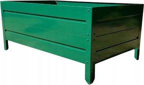 Magasított kerti ágyás 120x70x40cm acél 1mm Zöld Ptf Lengyel