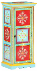 kézzel festett tömör mangófa tálaló 40 x 30 x 90 cm