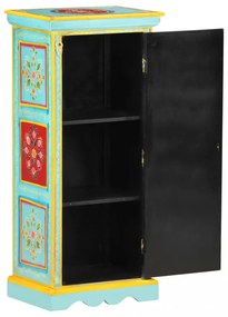 kézzel festett tömör mangófa tálaló 40 x 30 x 90 cm