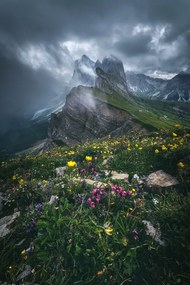 Fotográfia Dolomites - Seceda 2500, Jean Claude Castor