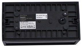 Modern kültéri fali lámpa fekete, LED-del, IP65 - Jail