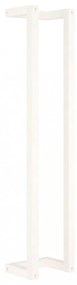 fehér tömör fenyőfa törülközőtartó 23 x 18 x 110 cm
