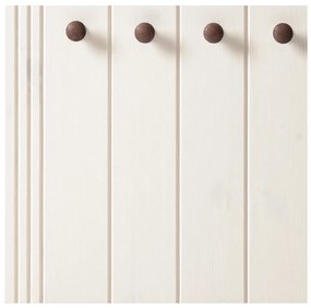 Fehér borovi fenyő előszoba bútor 60x120x25 cm Anita – Støraa