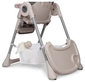 Lionelo - Gyermek étkezőszék ZANNA szürke