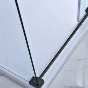 Bold-in 80x100 cm aszimmetrikus zuhanykabin zuhanytálca nélkül