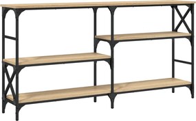 vidaXL sonoma tölgy színű szerelt fa dohányzóasztal 150 x 29 x 76,5 cm