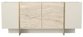 Konzolasztal Veyron - Travertine, Sandstone