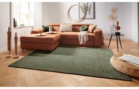 Supersoft sötétzöld szőnyeg, 160 x 230 cm - Mint Rugs
