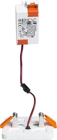 RENDL BJORK SQ 9 zápustná bílá 230V LED 6W 3000K