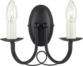 Elstead Lighting MINSTER MN2-BLACK Fali lámpa 2x60W/E14