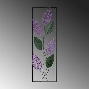 Leaf fém fali dekoráció, 90×32 cm