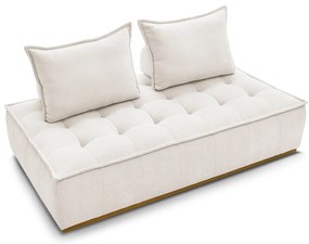 Fehér zsenília kanapé 175 cm Elisa – Bobochic Paris