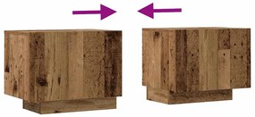 antik hatású szerelt fa TV-szekrény 100 x 35 x 40 cm