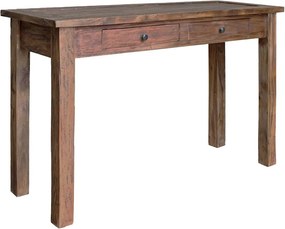 vidaXL tömör mahagóni fa tálalóasztal 123 x 42 x 75 cm