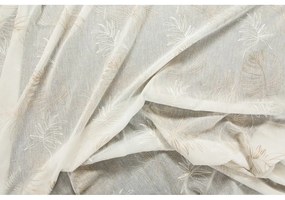 Bézs átlátszó függöny 140x260 cm Cybele – Mendola Fabrics