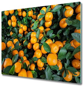 Üveg vágódeszka mandarin 60x52 cm