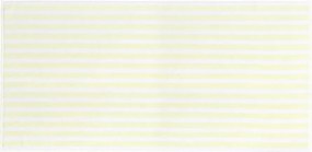 Világossárga-fehér frottír bio pamut fürdőlepedő 70x140 cm Arto – Blomus