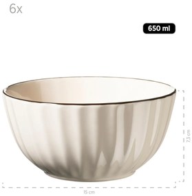 Mäser 18-részes étkészlet OSITA WHITE