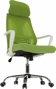 Irodai szék, zöld/fehér, TAXIS