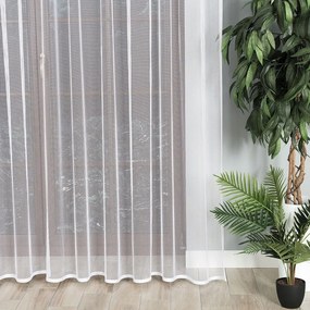 Jacquard Függöny Háló Mintás 300cm fehér