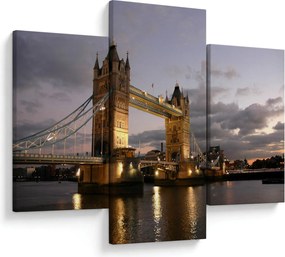 Kép - Tower Bridge éjszaka (90x60 cm)