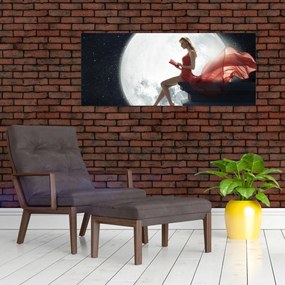 Kép - Nő a holdfényben (120x50 cm)