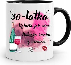 Születésnapra 30 30. 30-as Bögre Fekete Ajándék fényképes nyomattal