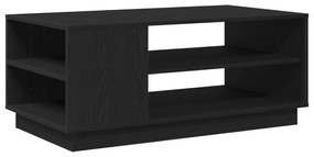Fekete Tölgy Coffee Table 102x55x43 cm Mérnöki Fából készült