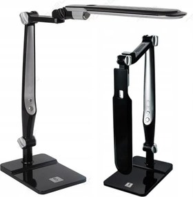 Led asztali lámpa, rajzoló lámpa, 3 szín, 9W, fekete