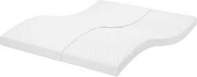 vidaXL fehér 7 zónás 20 ILD keménységű habmatrac 180 x 220 cm
