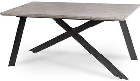 Összecsukható asztal Hamilton 160-200 cm szürke beton