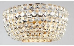 Maytoni DIA100-WL-02-G - Fali lámpa BASFOR 2xE14/60W/230V arany