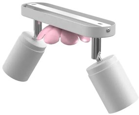 Spotlámpa FLOWER 2xGU10/8W/230V fehér