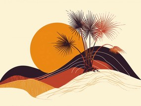 Poszter 80x60cm Napsütötte horizont