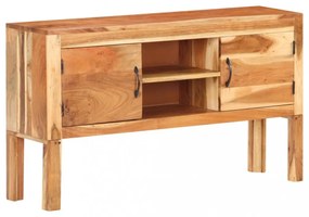 tömör akácfa tálalószekrény 116 x 30 x 66 cm
