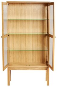 AbbeyWood vitrin tölgyfa dekorral - Woodman