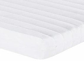 tópszínű kihúzható szövet heverő matracokkal 90 x 200 cm