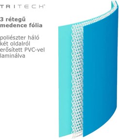 Bestway Palermo felfújható medence szett 457 x 122 cm