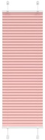 pliszírozott redőny rózsaszín 40x100 cm szövetszélesség 39,4 cm