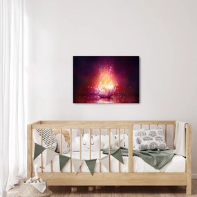 Lótuszvirág képe (70x50 cm)