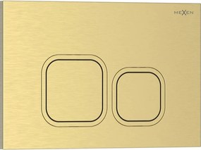 Mexen Tex 03 öblítő gomb, arany szálcsiszolt - 6103-11