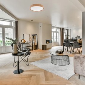 Brilagi - LED dimmelhető mennyezeti lámpa MANAROLA LED/24W/230V tölgy + távirányító