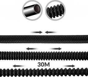 ARIANA flexibilis vízcső, 30m, fekete Gardebruk