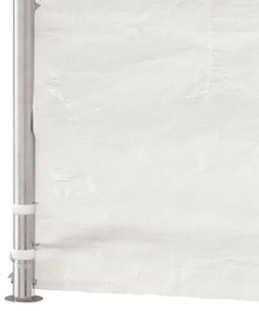 fehér polietilén pavilon tetővel 11,15 x 4,08 x 3,22 m